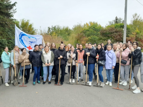 Участие в общегородском субботнике